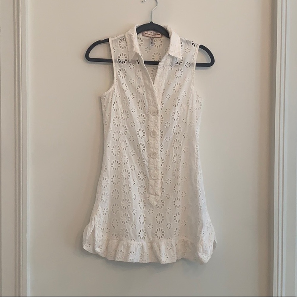 Nanette Lepore white beach cover up